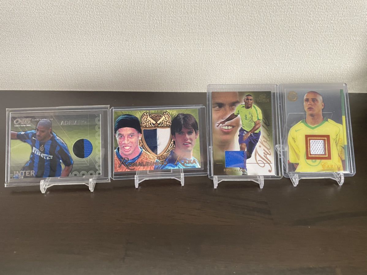 - Adriano Stickers FW Class (XL) 2005 Panini Calcio Soccer Adriano 2003 Futera Ronaldo 2007 Futera Roberto Carlos 2008 Futera Kaka Ronaldinho Jersey Memorabilia