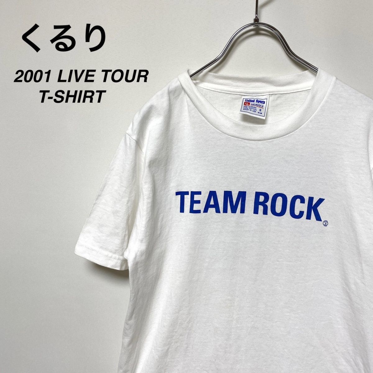 くるり TEAM ROCK 2001年 ツアー Tシャツ 当時物 USA製 アーカイブ