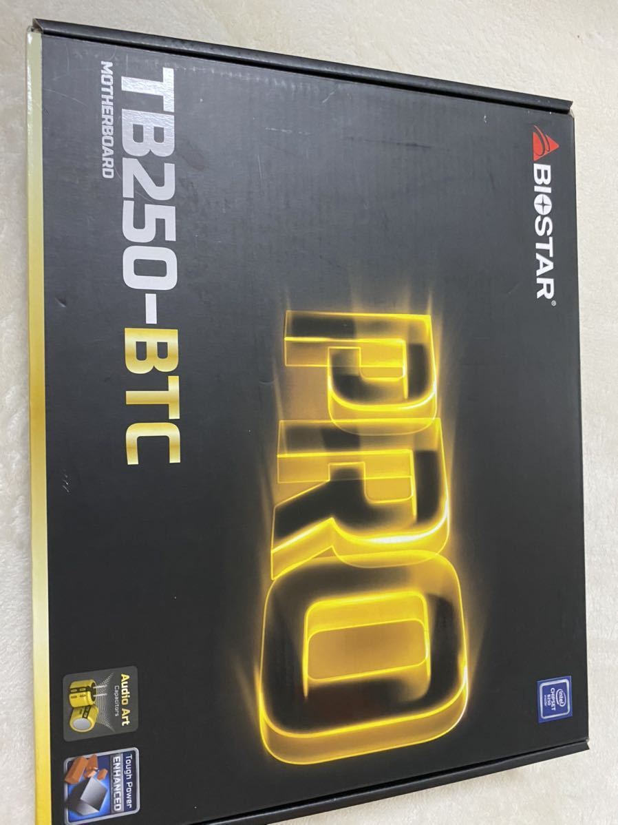 マイニング マザー BIOSTAR TB250 BTC CPU，メモリ付 リグ ビットコイン 仮想通貨 採掘