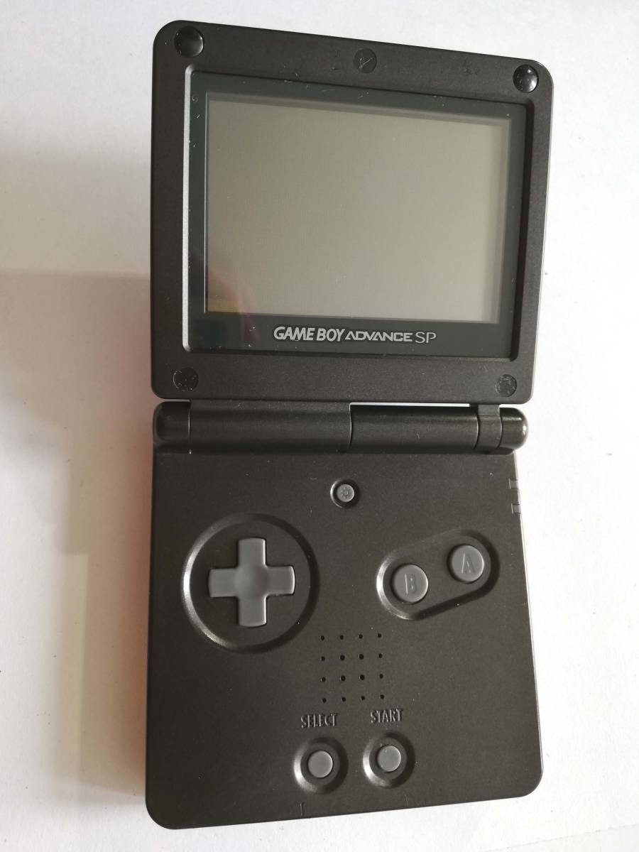 動作品☆ゲームボーイ アドバンス SP 本体 a1☆黒 ブラック gameboy