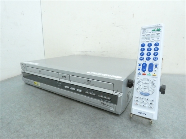 ソニー/SONY☆HDD/DVDレコーダー/VHS☆RDR-VH85☆純正リモコン付☆ビデオ