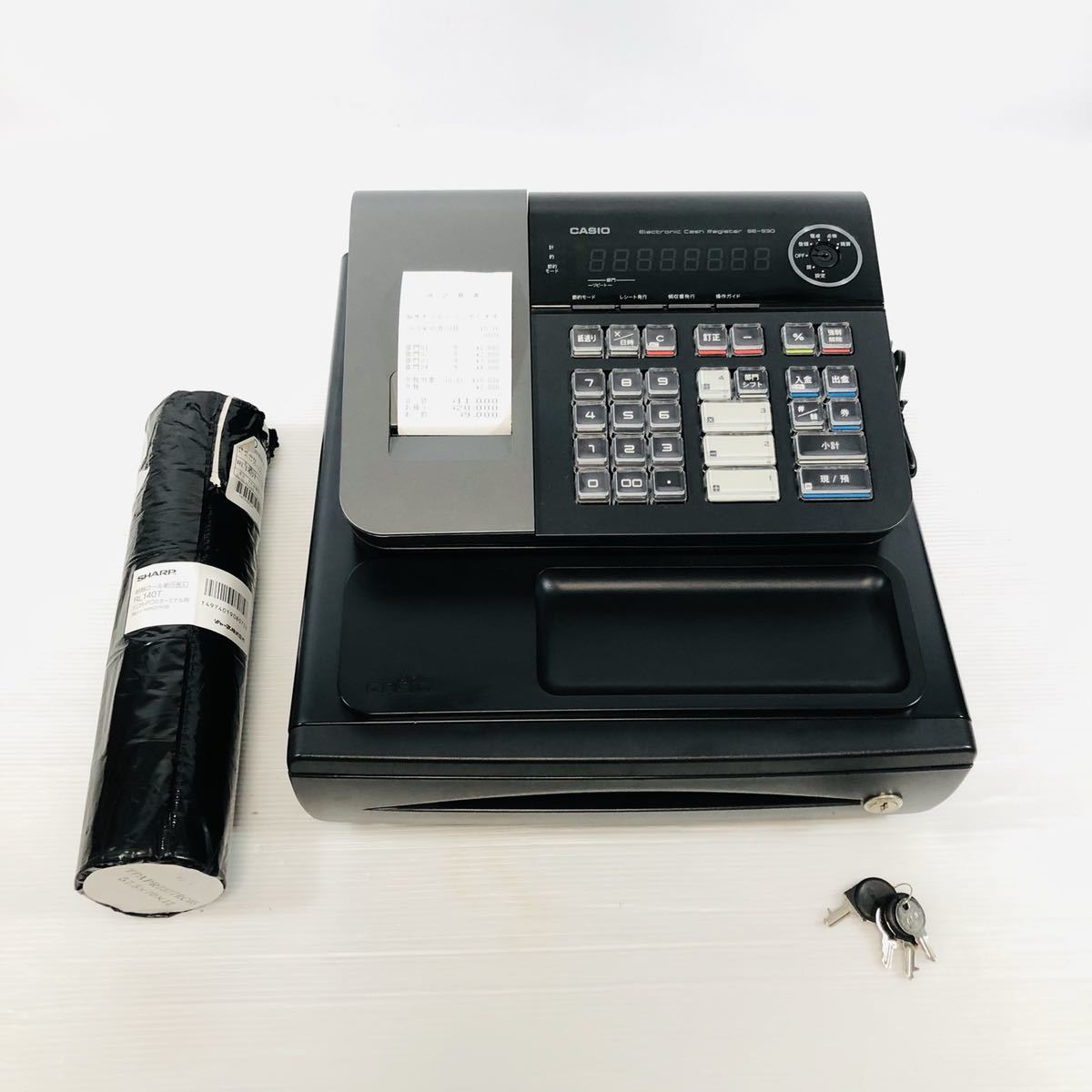 CASIO カシオ 電子レジスター SE-S30 ブラック レジスター CASIO