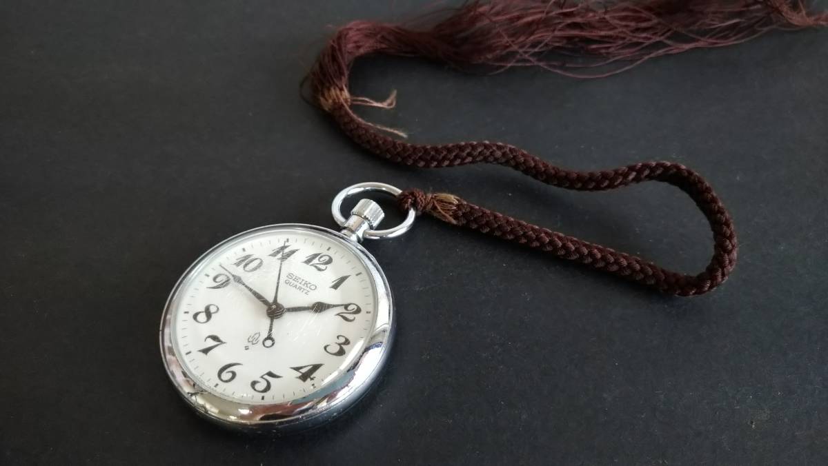 SN0309-11E SEIKO QUARTZ セイコー クォーツ 鉄道 懐中時計 昭58 61 盛 