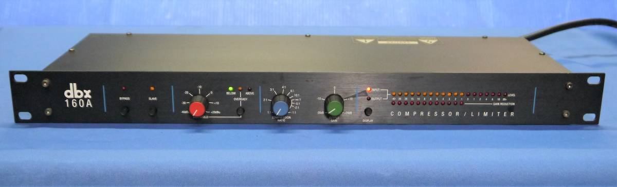 W-6 コンプリミッター dbx 160A （中古) dbx 160A リミッター 動作確認