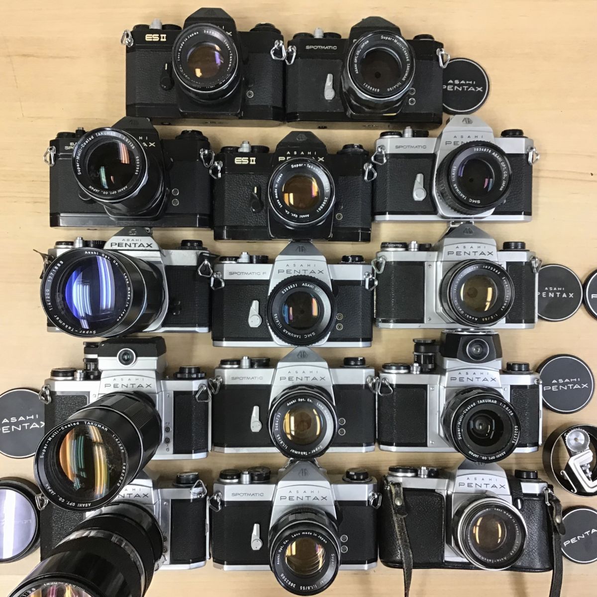  Pentax M42 スクリューマウント SPF S3 ESⅡ + 単焦点 ズーム レンズ 他 一眼レフ セット 計 28点セット まとめ ジャンク品 2760TMC(ペンタックス)｜売買されたオークション情報、yahooの商品情報をア マニュアルフォーカス