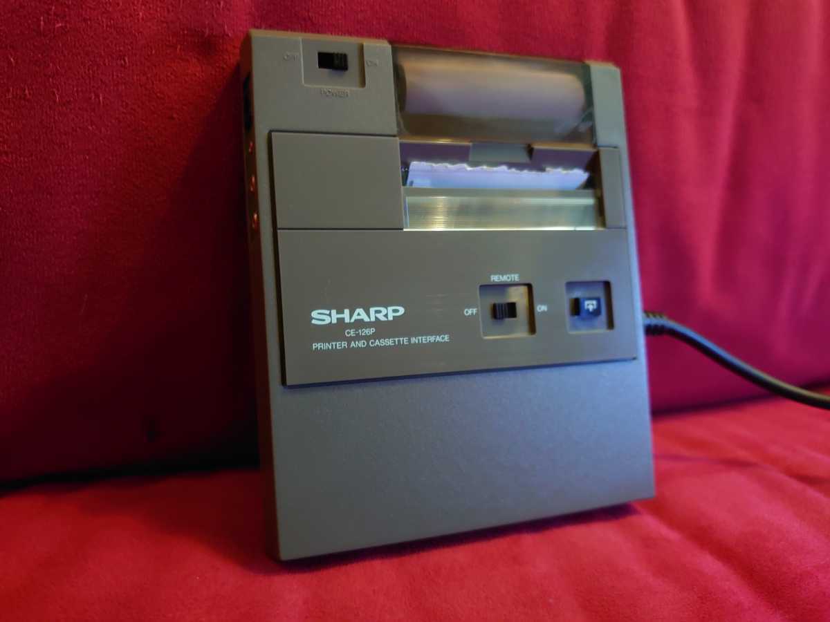 CE-126P Sharp SHARP Printer Cassette Interface Original PRINTER