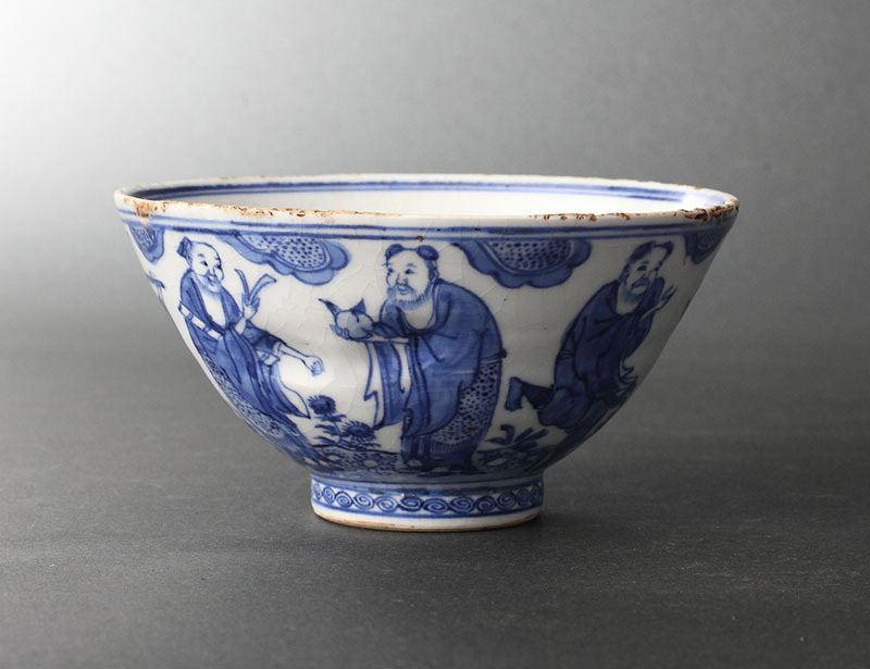 深和 薮内流 瀬戸半次 萬暦写八仙人図茶碗 藪内休々斎書付 保証品 茶碗 売買されたオークション情報 Yahooの商品情報をアーカイブ公開 オークファン Aucfan Com