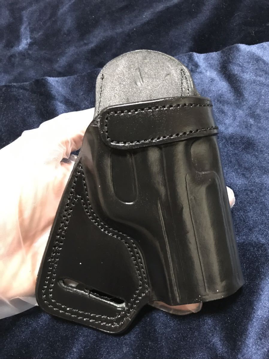 トルコ製 本革製 背面用 H&K USP フルサイズ 対応 ホルスター 黒