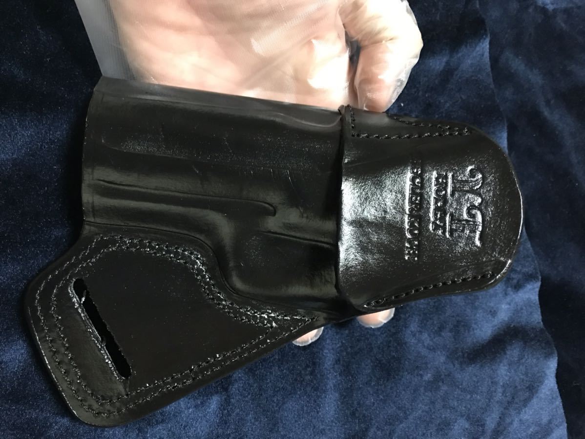 トルコ製 本革製 背面用 H&K USP フルサイズ 対応 ホルスター 黒