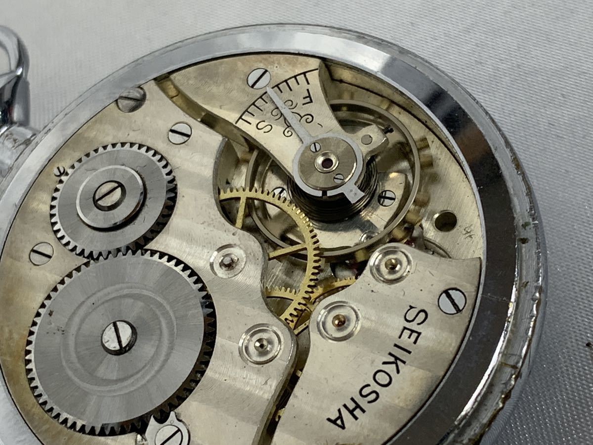 SEIKO PRECISION 15石 DIAFLEX 手巻き SEIKOSHA 懐中時計 手巻き