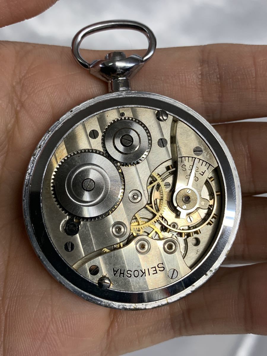 SEIKO PRECISION 15石 DIAFLEX 手巻き SEIKOSHA 懐中時計 手巻き