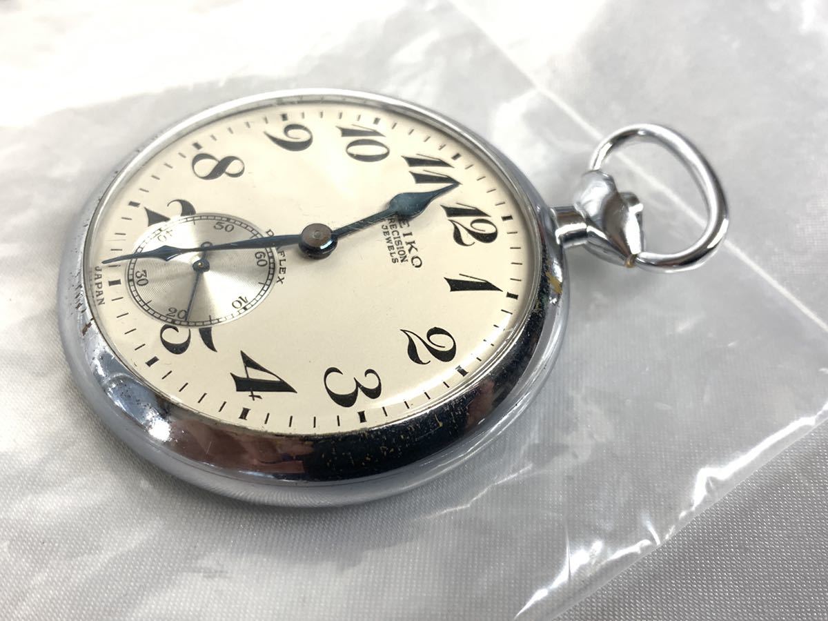 SEIKO PRECISION 15石 DIAFLEX 手巻き SEIKOSHA 懐中時計 手巻き