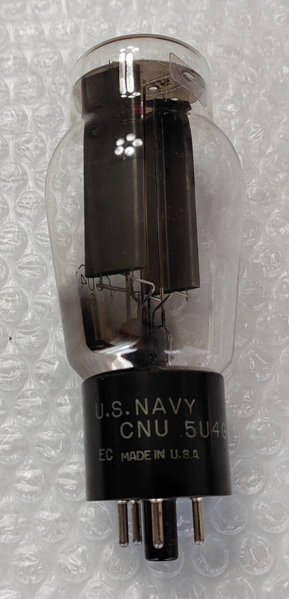 米国製 NATIONAL UNION 5U4G 整流管 未使用品(NOS) 動作確認済 海軍箱入り