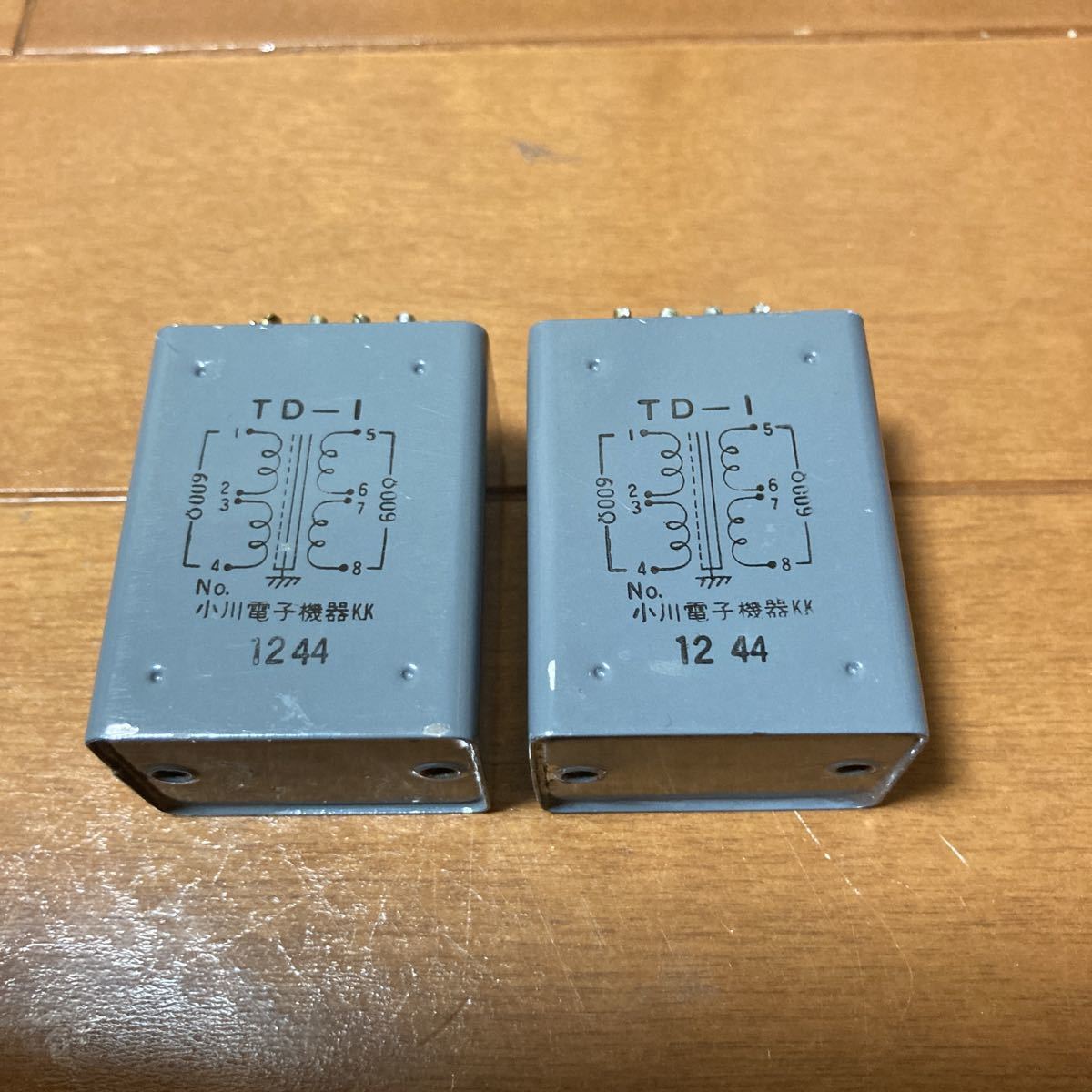 TD-1 日本光電 トランス 600Ω-600Ω TAMURA オーディオ機器 2個セット