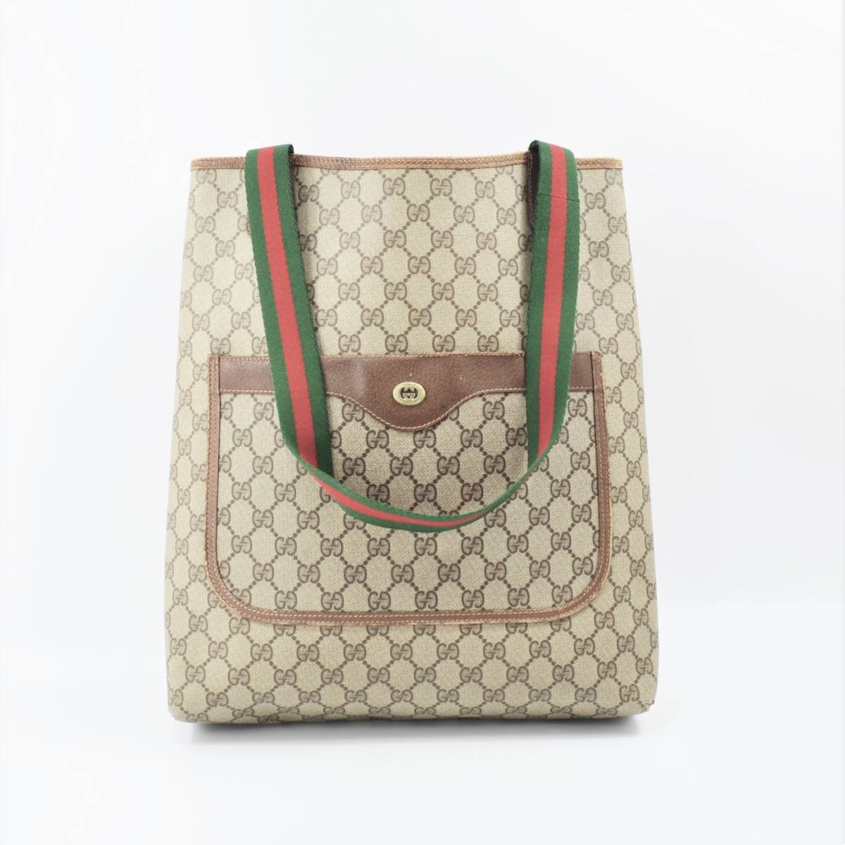 H 1円スタート GUCCI グッチ オールドグッチ シェリーライン GG柄 