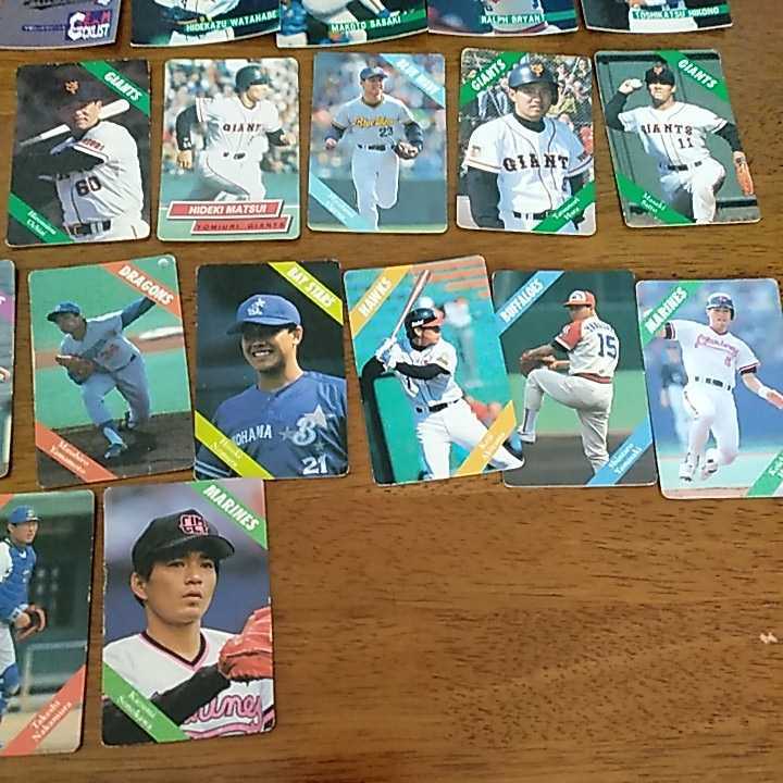 プロ野球カード カルビー 東京スナック ベースボールマガジン レア 