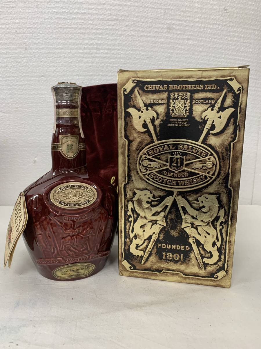 シーバス ロイヤルサルート SALUTE CHIVAS BROTHERS 21年 ROYAL