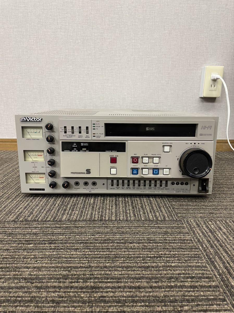 Victor ビクター Hi-Fi VHS BR-S611 VIDEO CASSETTE RECODER カセット