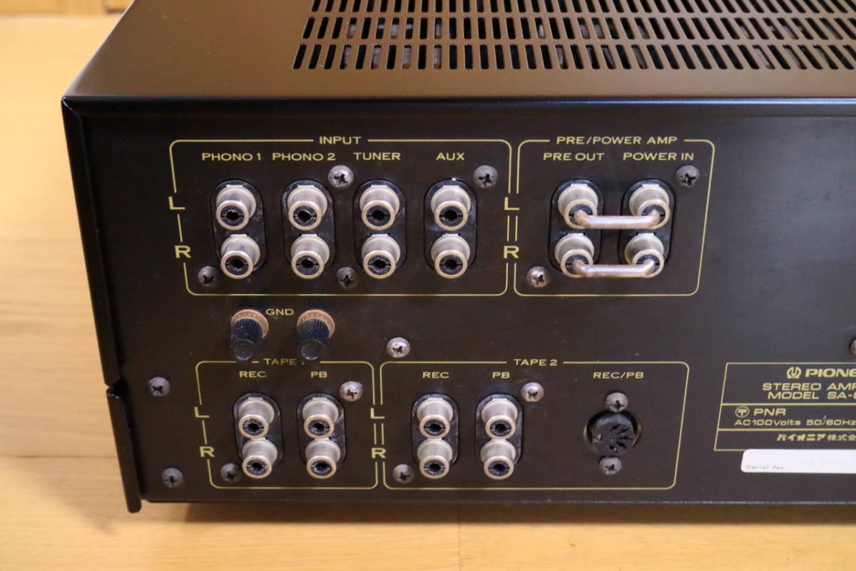 M0810【ヴィンテージ】Pioneer パイオニア SA-8800 アンプ＋TH-8800