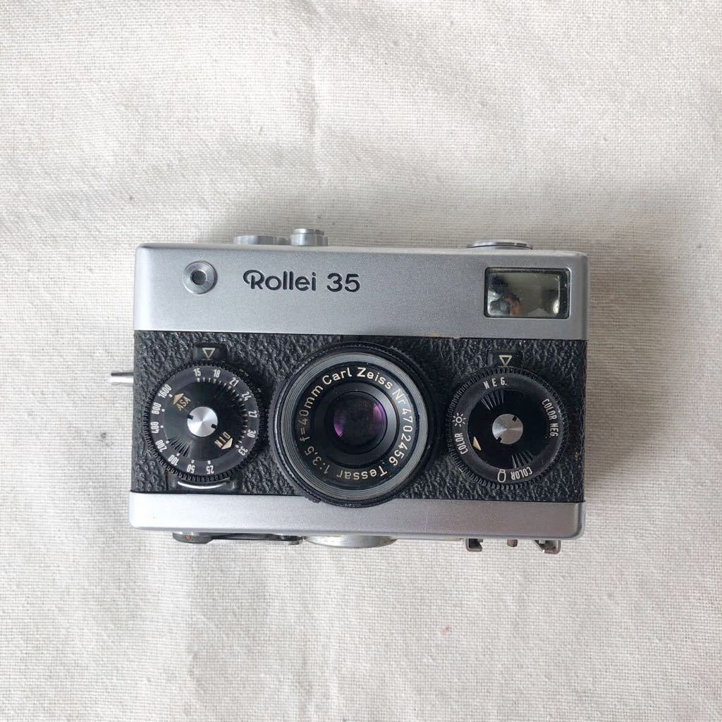 ローライ35 Rollei 35 カールツァイスTessar シルバー コンパクト