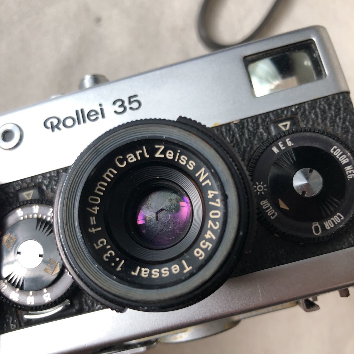 ローライ35 Rollei 35 カールツァイスTessar シルバー コンパクト