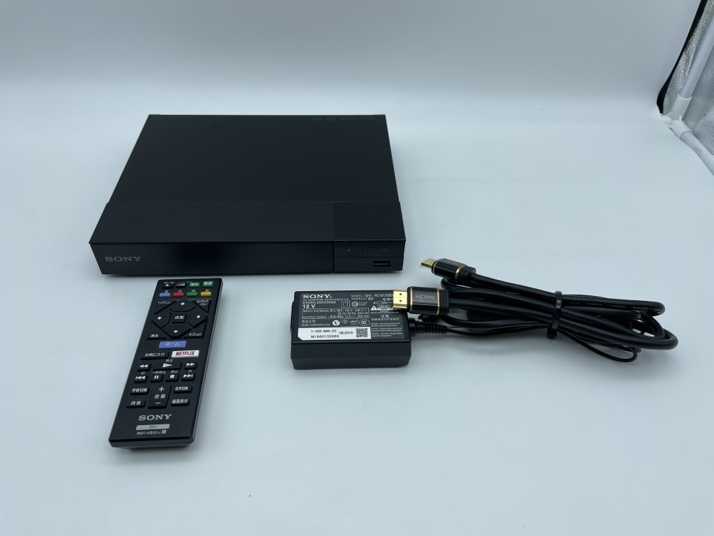 2019年製 SONY BDP-S1500 Blu-rayプレイヤー＋HDMIケーブル付き