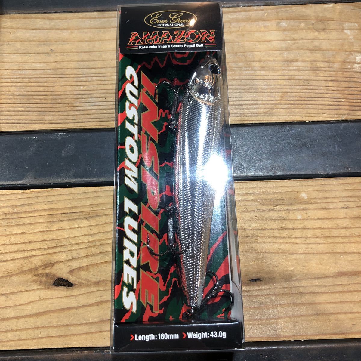 送料無料，低価 エバーグリーン ビッグペンシルベイト アマゾン フルメタル(その他)｜売買されたオークション情報、yahooの商品情報をアーカイブ公開 - オークファン 淡水