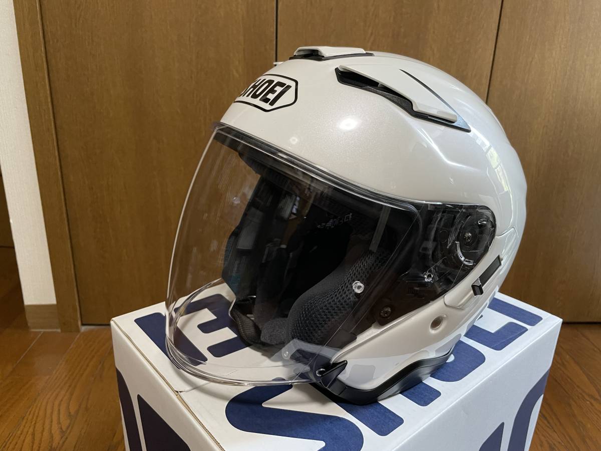 高品質，お得 SHOEI J-Cruise2 ルミナスホワイト Sサイズ 2019年12月製造