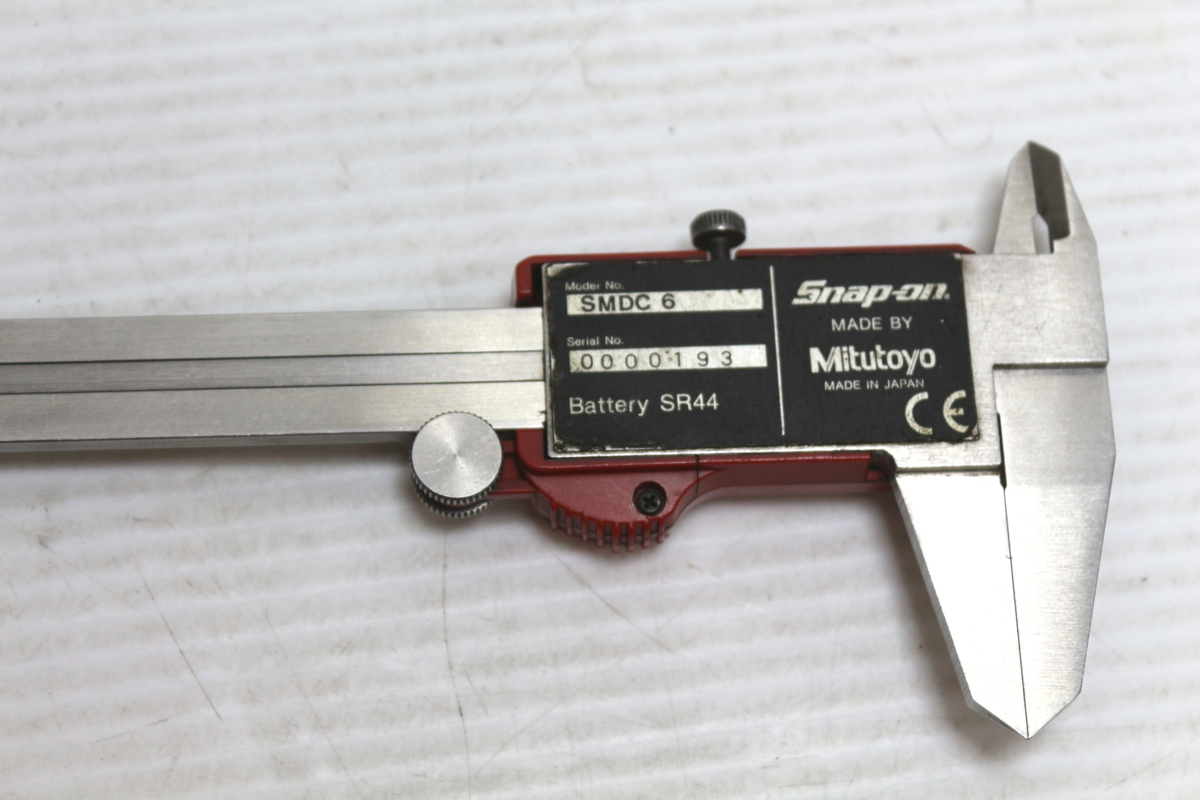 ☆04-1834】□中古□スナップオン Snap-on Mitutoyo製デジタルノギス 