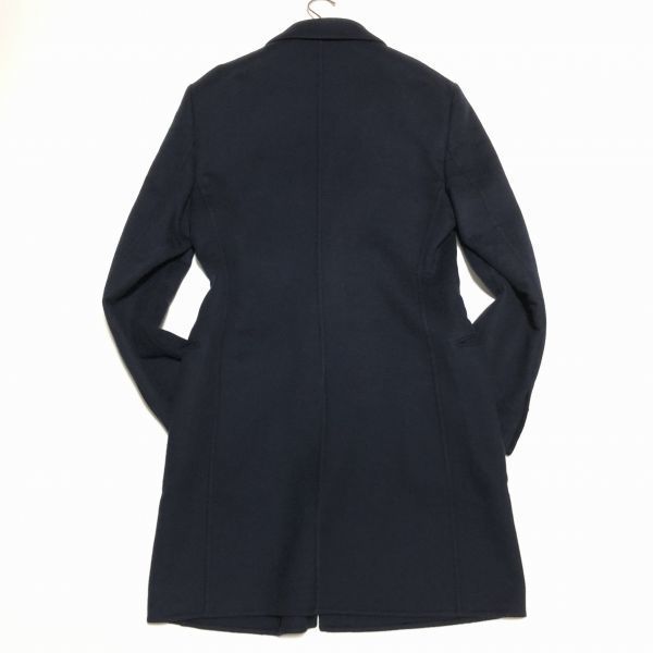 リッチ 贅沢なカシミヤ100％ GIORGIO ARMANI/ジョルジオ アルマーニ チェスターコート カシミヤ ネイビー 48 L 秋冬 ＃59(Lサイズ)｜売買されたオークション情報、yahooの商品情報をアーカイブ公開 -