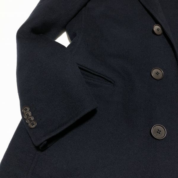 リッチ 贅沢なカシミヤ100％ GIORGIO ARMANI/ジョルジオ アルマーニ チェスターコート カシミヤ ネイビー 48 L 秋冬 ＃59(Lサイズ)｜売買されたオークション情報、yahooの商品情報をアーカイブ公開 -
