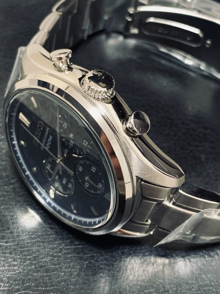 【未使用品】セイコー クロノグラフ SSB031 T63-00D0 ブラック レア稼働品SEIKO ブラッククロノグラフ SSB031 6T63-00D0 セイコー