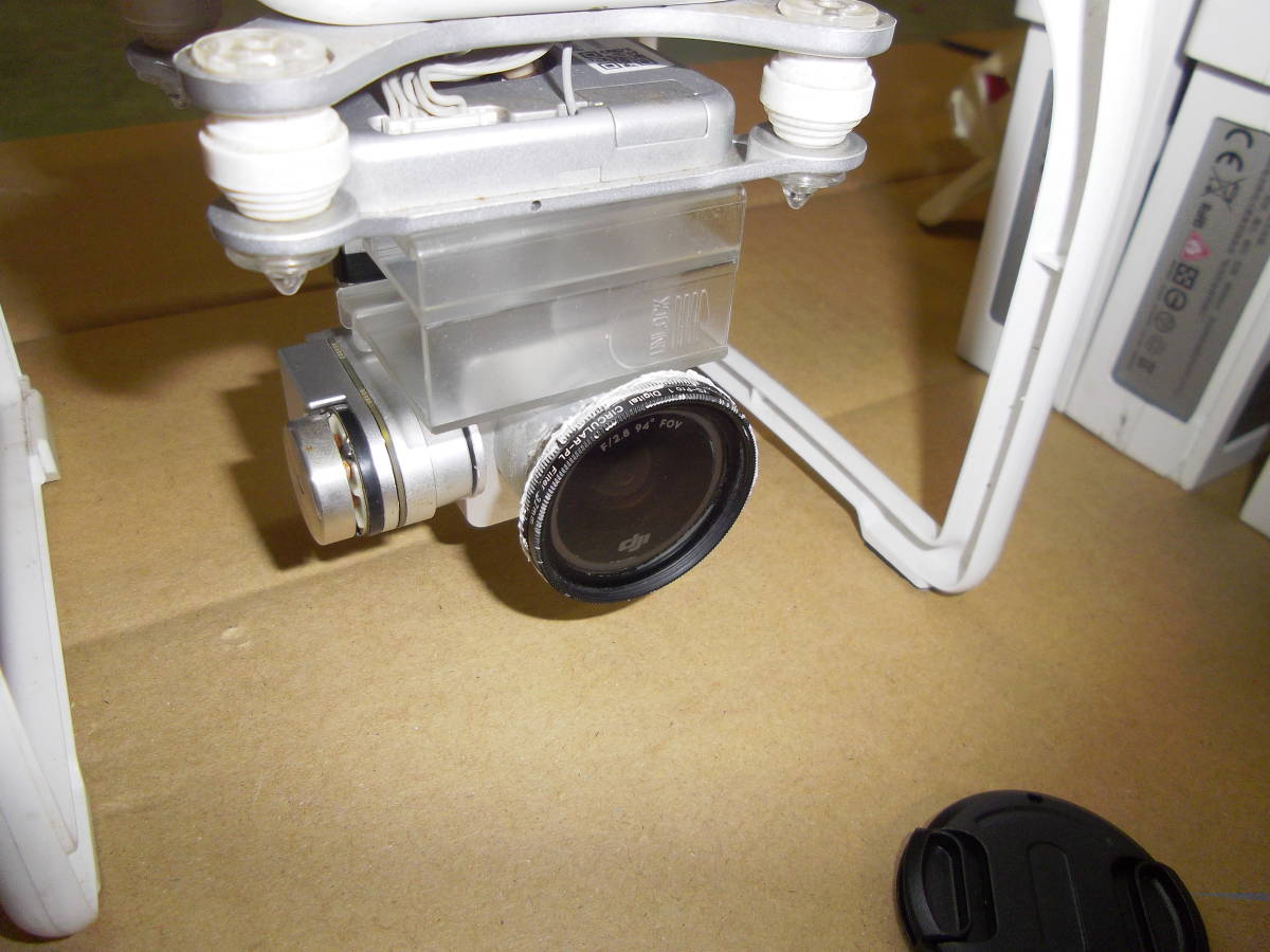 ジャンク】DJI Phantom 3 Standard バッテリー6本付き他付属品多数