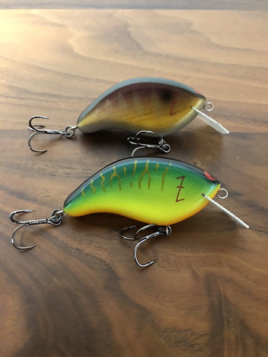 【送料無料】美品 Megabass Z-CRANK FLAT SIDE BALSA メガバス Zクランク フラットサイド バルサ Weight 3/8oz クランクベイト 伊東由樹 