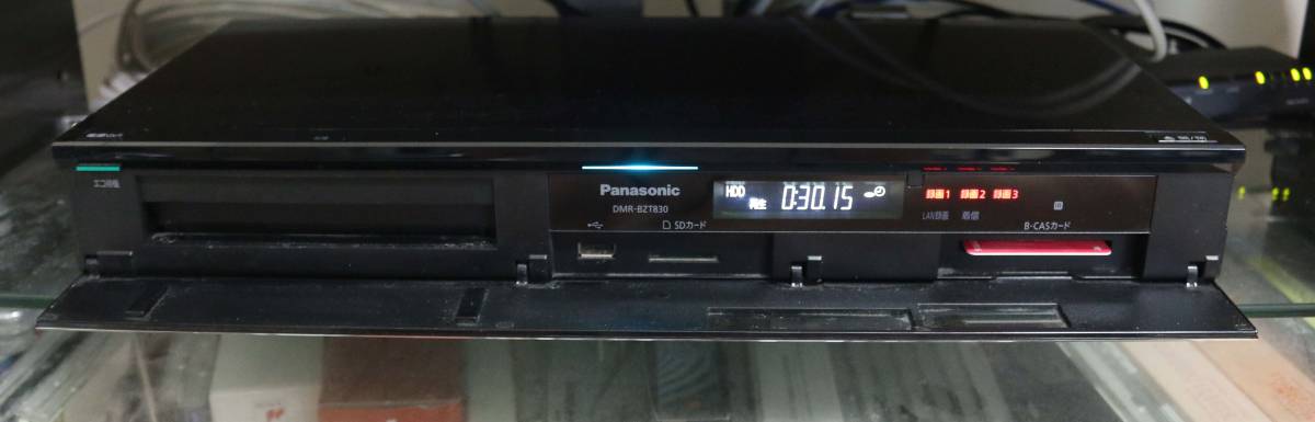 Panasonic DMR-BZT830 【動作品】【3TB→4TBに換装】【送料無料