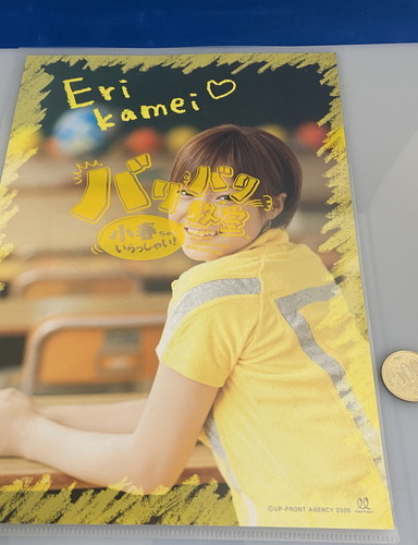 モーニング娘 トレーディング ピンナップポスター 亀井絵里 2005