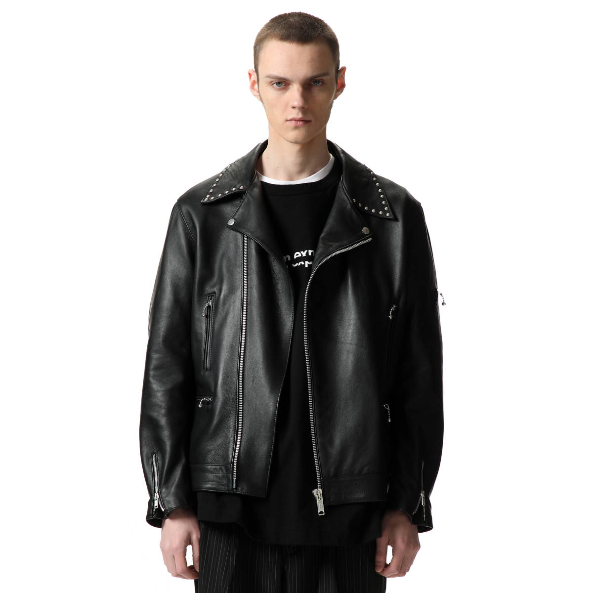 【美品】JAMESGROSE ユニフォームエクスペリメント ダブルライダース JAMES GROSE ジェームスグロース xuniform experiment ユニフォーム