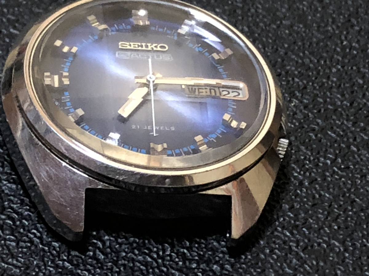 SEIKO 5 ACTUS 7019-7210 9面カットガラス 【公式通販】