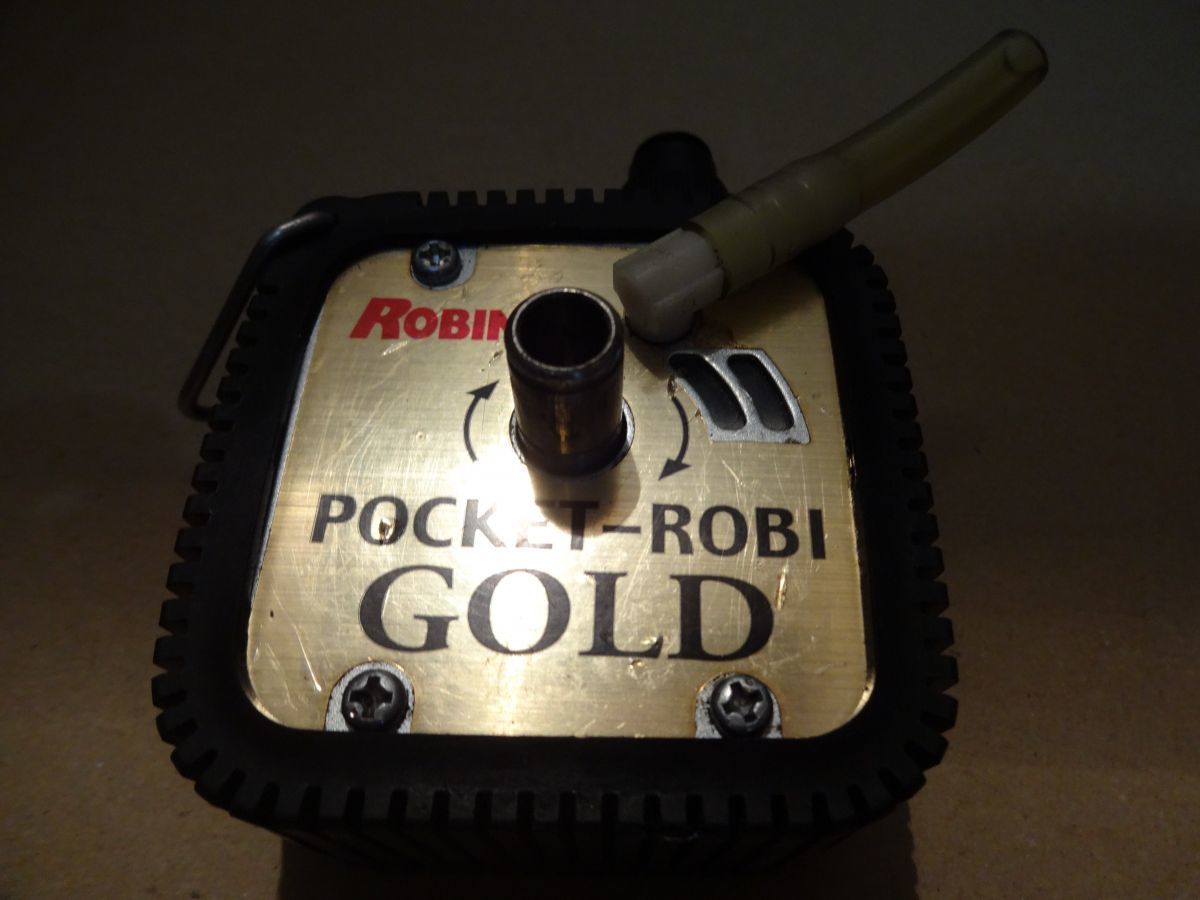 ロビネア 簡易真空ポンプ POCKET-ROBI ポケロビゴールド ポータブル