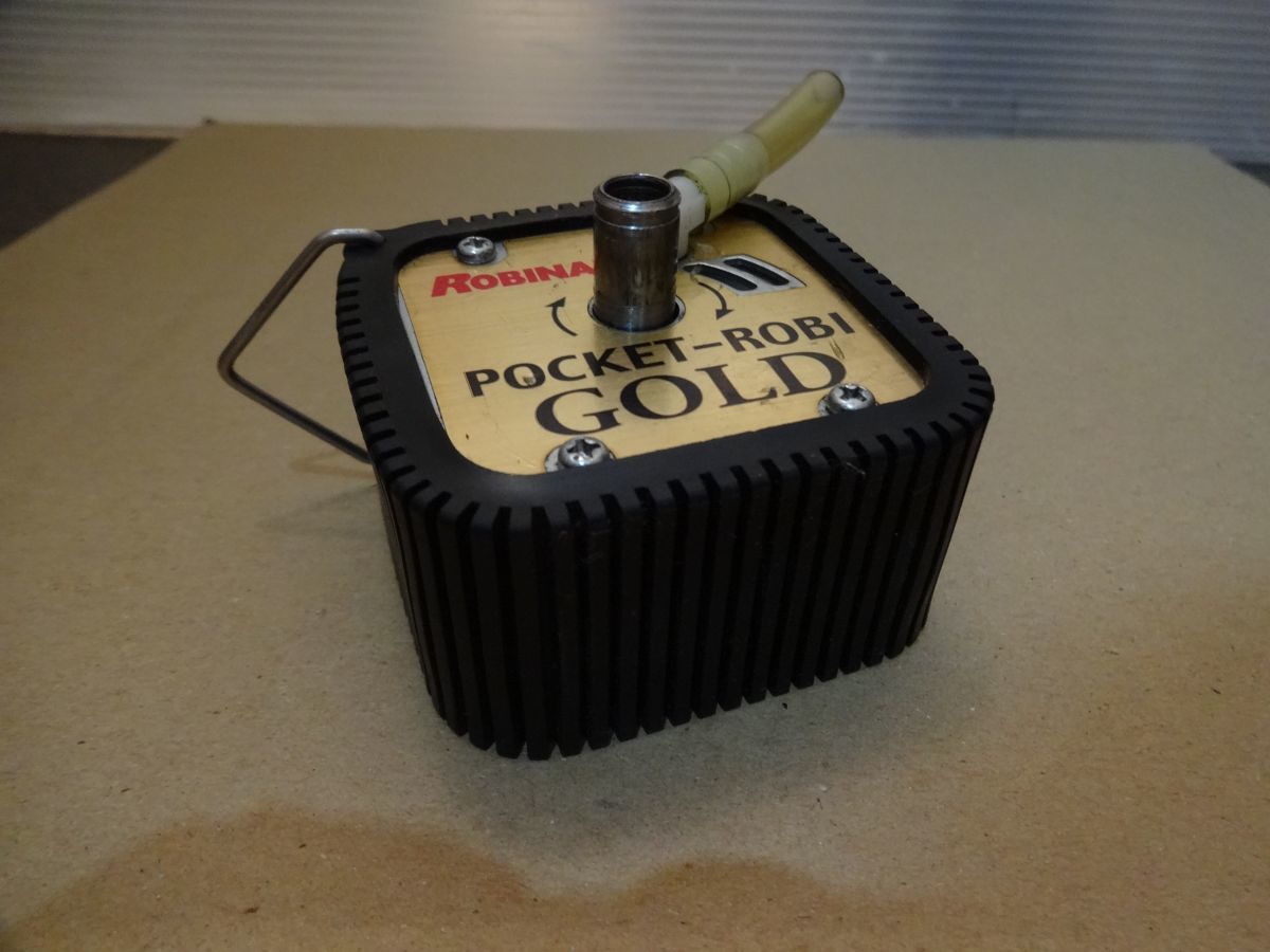 ロビネア 簡易真空ポンプ POCKET-ROBI ポケロビゴールド ポータブル