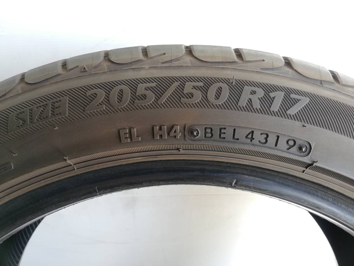 BRIDGESTONE　Playz　PX-RV　205/50R17　205/50r17　ブリヂストン　プレイズ　2019年製　１本　205/50-17　バリ山タイヤ_6