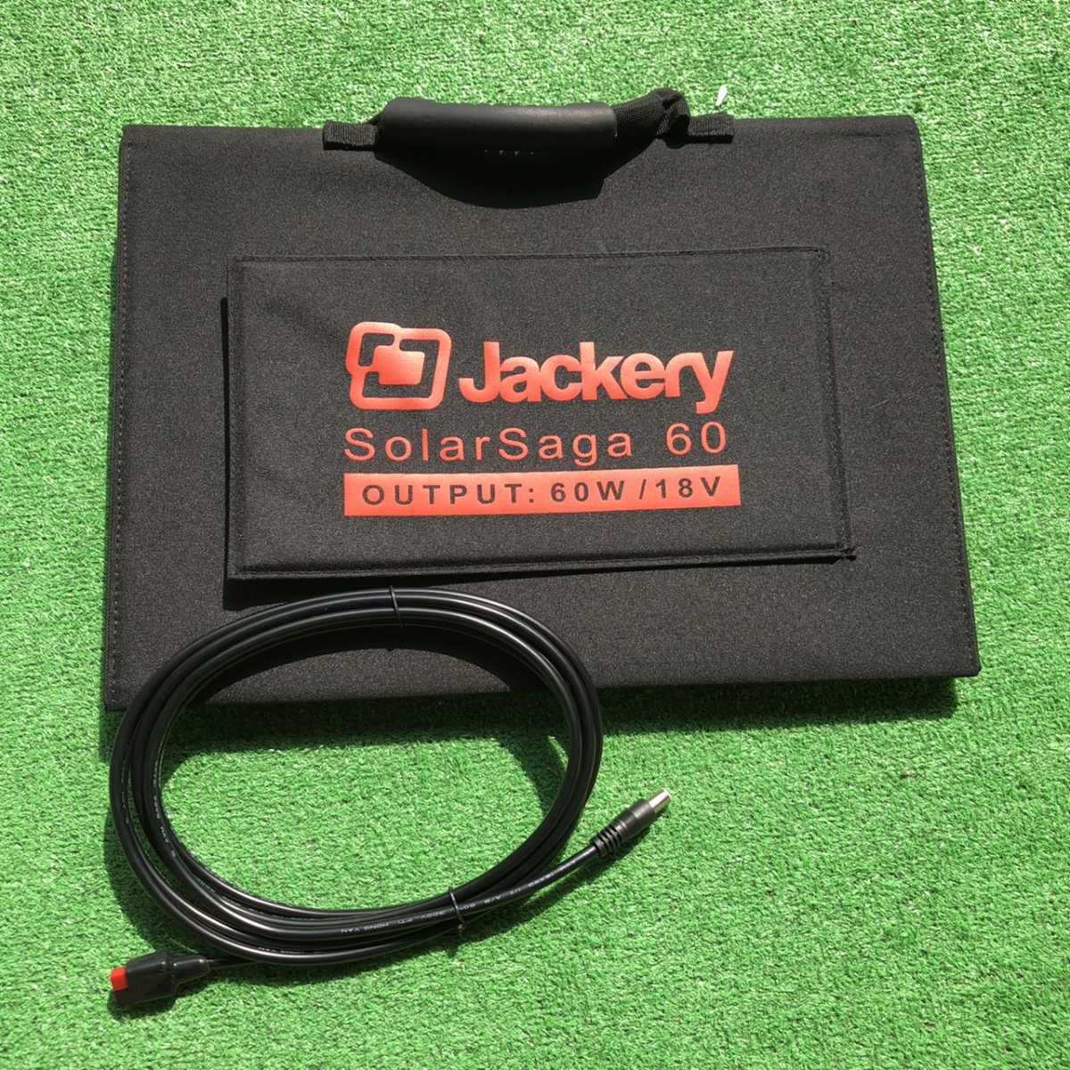 JACKERY ジャクリ SOLARSAGA 60 OUTPUT 60w 18v ソーラーパネル 新品 未使用 動作確認済み 自宅保管品