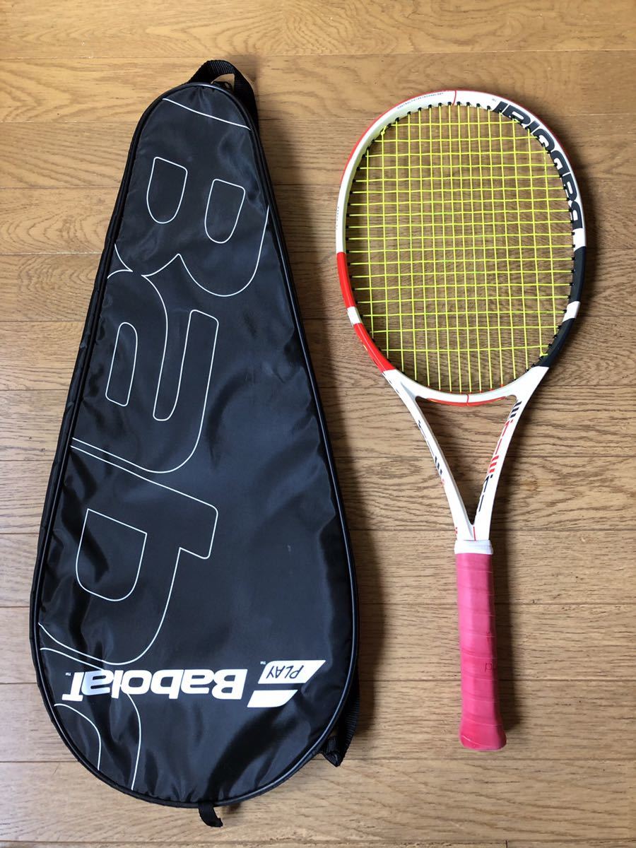 セール，正規品 BabolaT バボラ PURE STRIKE TEAM ピュアストライクチーム グリップサイズ 2 硬式テニスラケット(バボラ)｜売買されたオークション情報、yahooの商品情報をアーカイブ公開 - オークファン バボラ