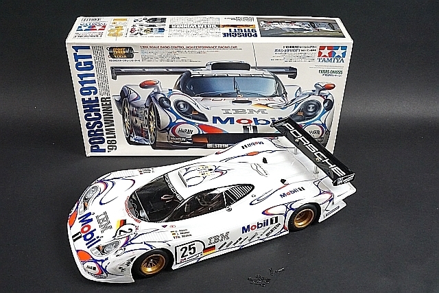 タミヤ 1/10 F103RSシャーシ ポルシェ 911 GT1 スペアボディ 58230