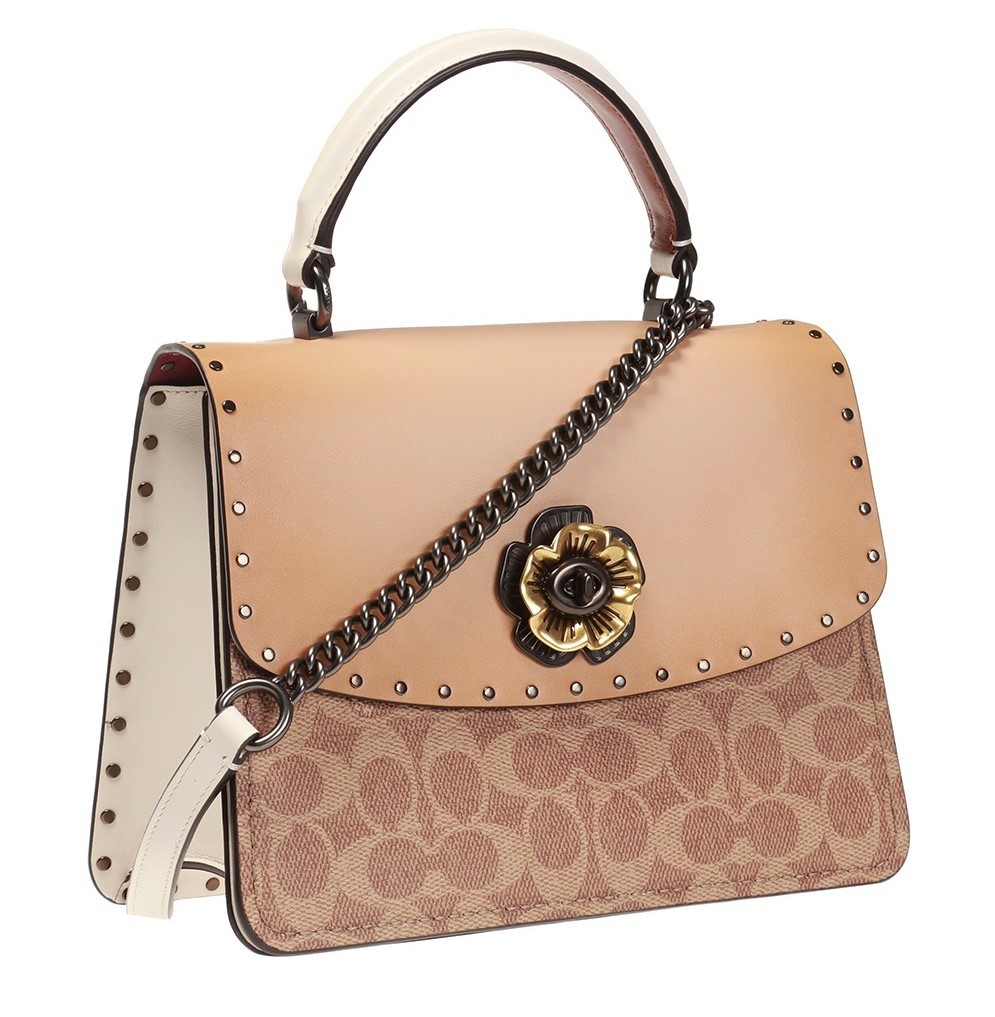 COACHパーカー トップ ハンドル シグネチャーウィズ リベット coach 