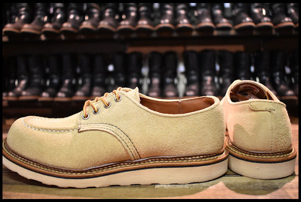 8D 美品 13年】レッドウィング 8097 スエード オックスフォード ブーツ