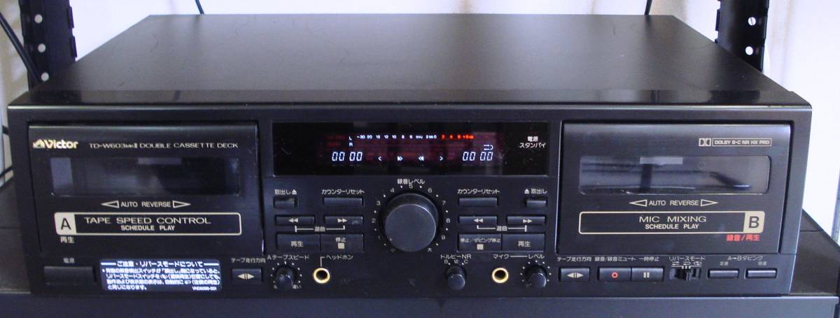 ダブルカセットデッキ Victor ビクター TD-W603 - 美品Victor 2026年