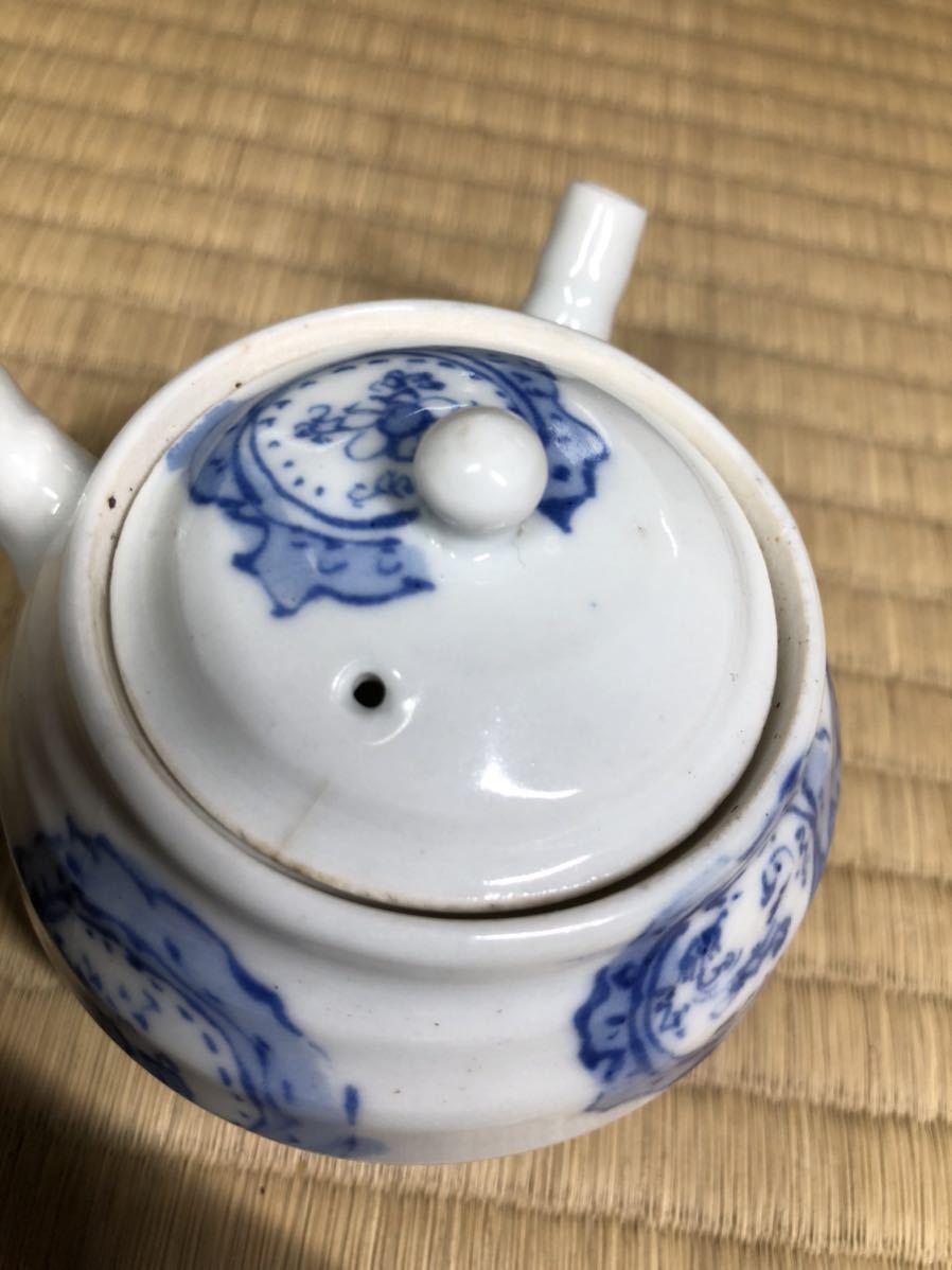 京焼 清水六兵衛 鉄砲口 染付 横手 急須 煎茶道具 Yahoo!オークション 2025
