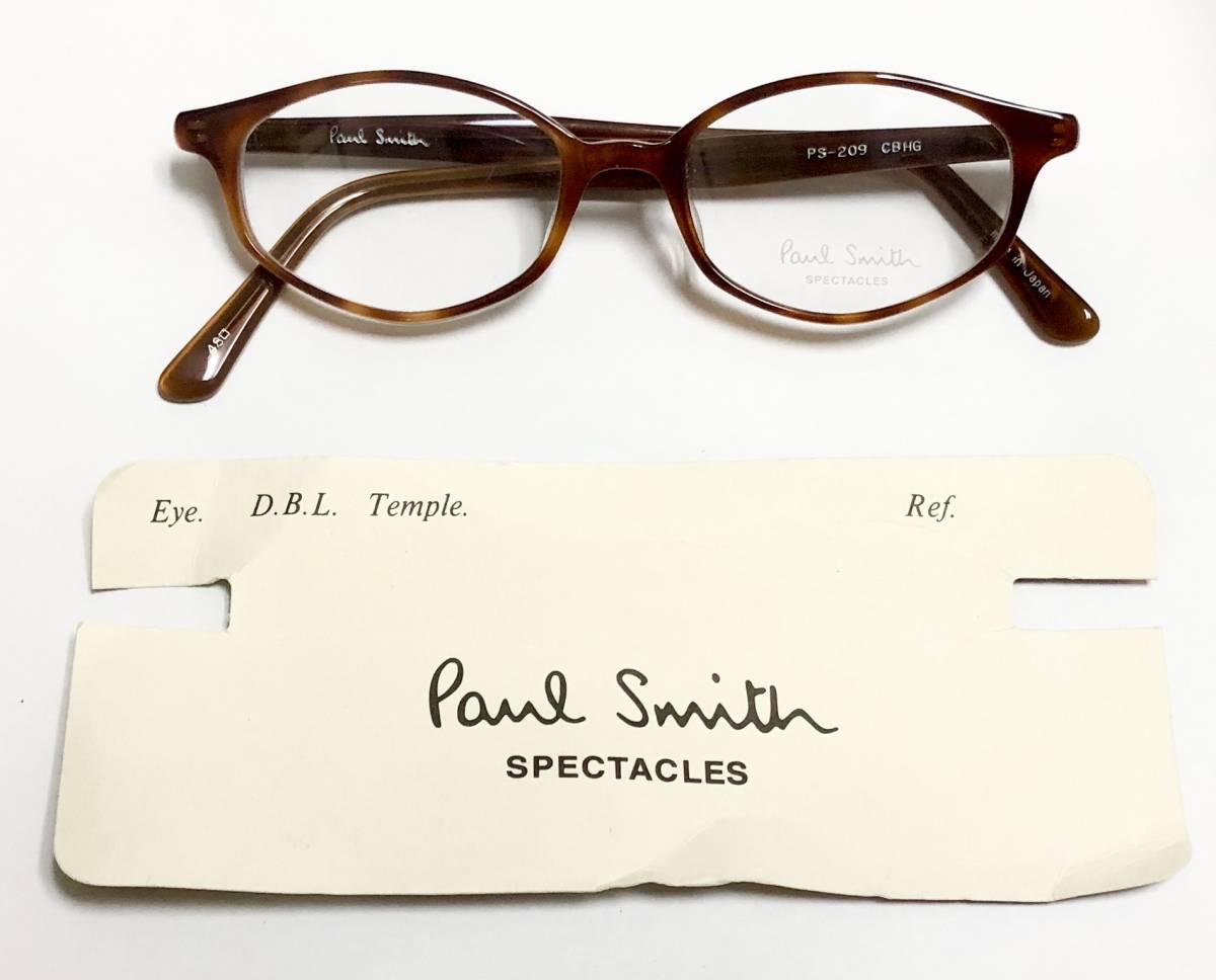 処分価格 日本製 Paul Smith ポールスミス イギリスブランド アンバー 