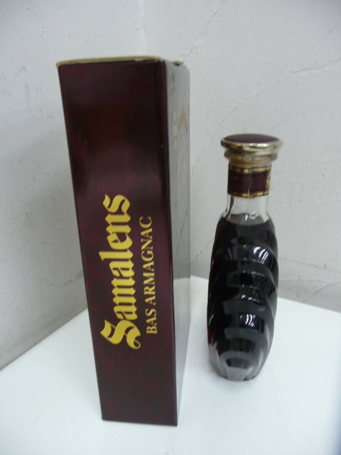 (83)♪Samalens サマランス アルマニャック ブランデー 700ml 40％ BAS ARMAGNAC XO 箱付き 未開栓_3